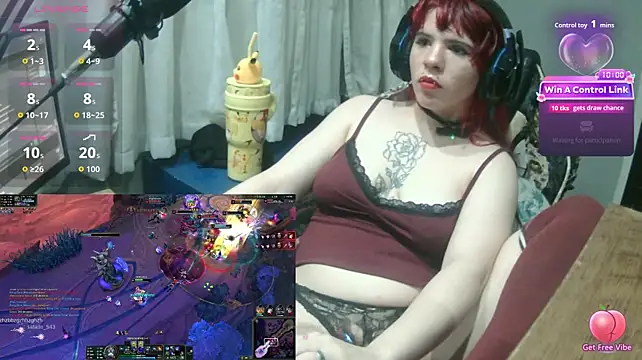 Show de MorangoCChoc na webcam