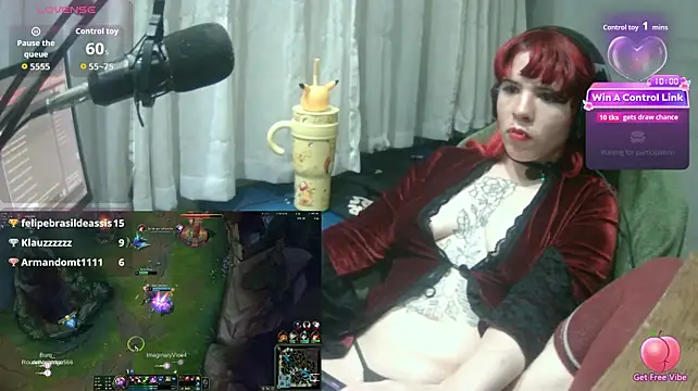 Show de MorangoCChoc na webcam