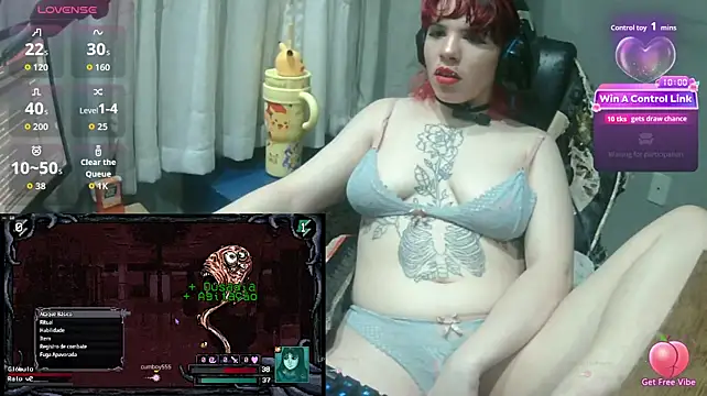 Show de MorangoCChoc na webcam