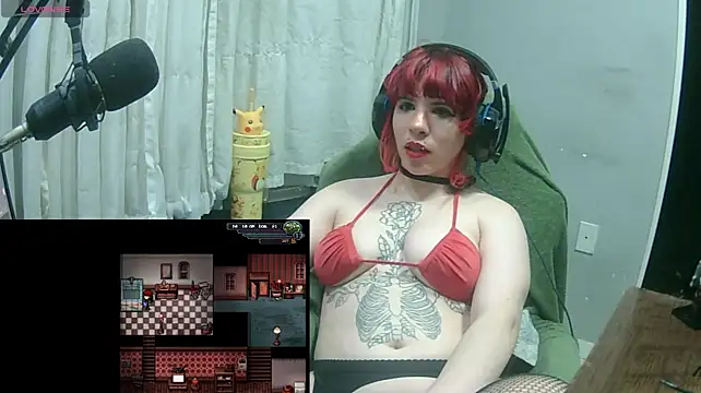 Show de MorangoCChoc na webcam
