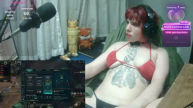 Show de MorangoCChoc na webcam