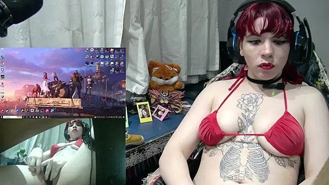 Show de MorangoCChoc na webcam