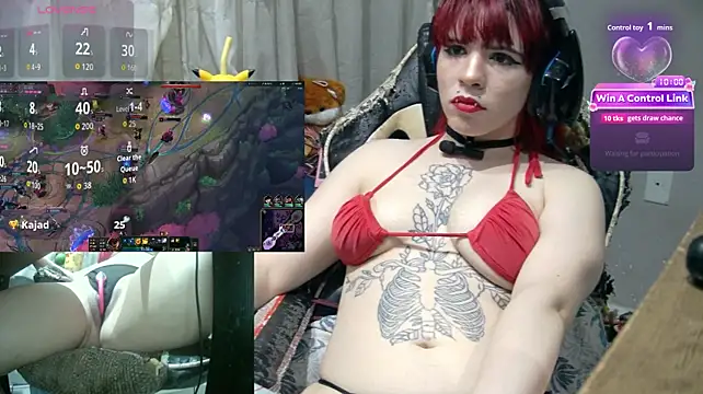 Show de MorangoCChoc na webcam