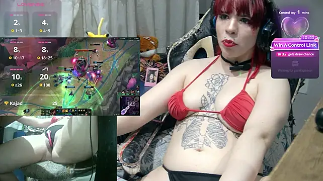 Show de MorangoCChoc na webcam