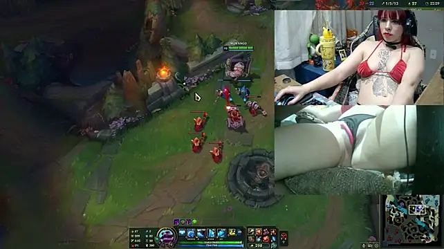 Show de MorangoCChoc na webcam