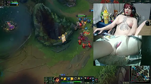 Show de MorangoCChoc na webcam