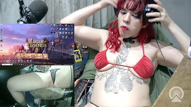 Show de MorangoCChoc na webcam