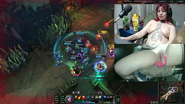 Show de MorangoCChoc na webcam