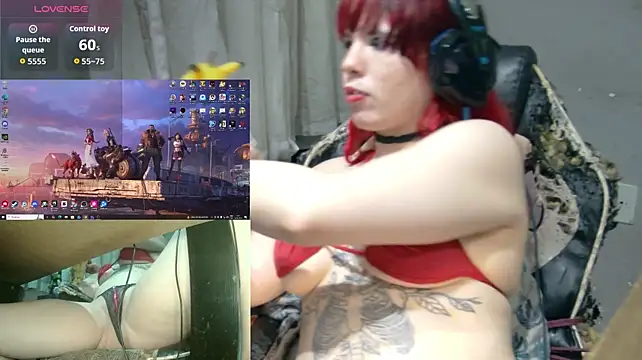 Show de MorangoCChoc na webcam
