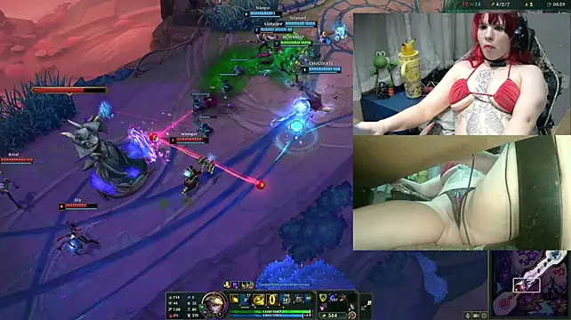 Show de MorangoCChoc na webcam