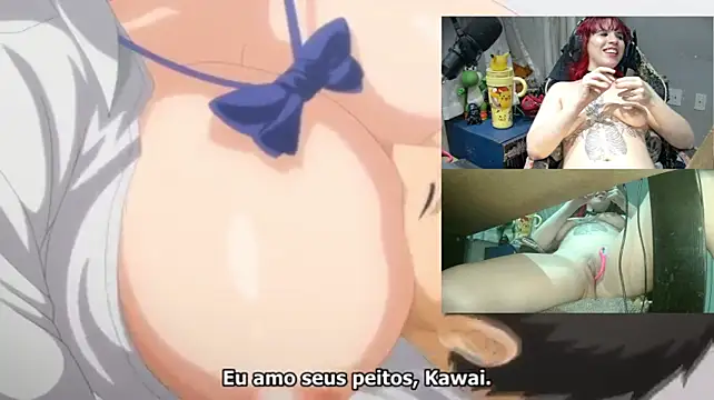 Show de MorangoCChoc na webcam