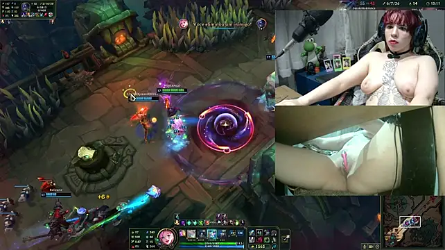 Show de MorangoCChoc na webcam