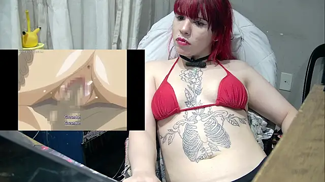 Show de MorangoCChoc na webcam