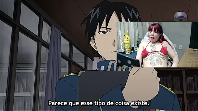 Show de MorangoCChoc na webcam
