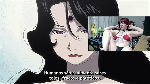 Show de MorangoCChoc na webcam
