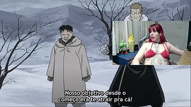 Show de MorangoCChoc na webcam