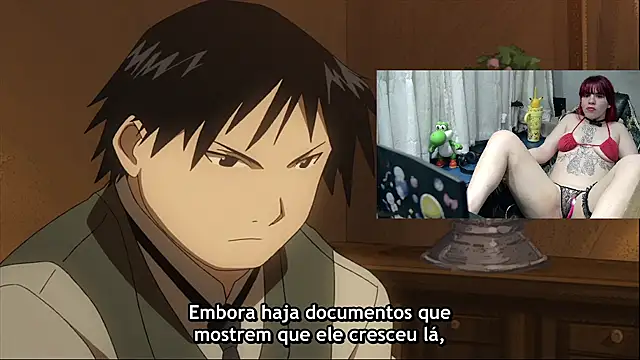 Show de MorangoCChoc na webcam