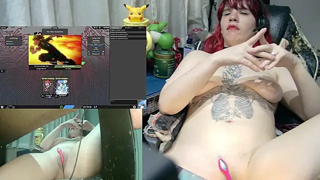 Show de MorangoCChoc na webcam