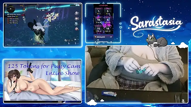 Webkamerová show Sarastasia417