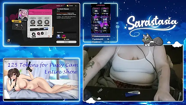Webkamerová show Sarastasia417