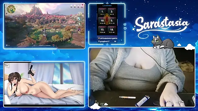 Sarastasia417 webkamerás műsora