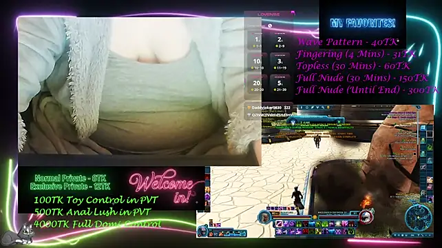 הופעת וובקאם של Sarastasia417