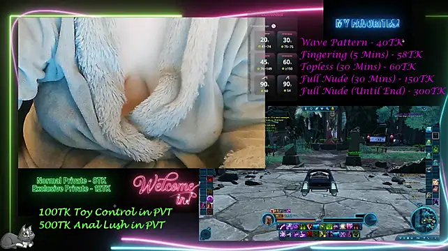 Show webcam de Sarastasia417