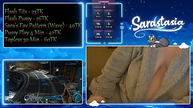 Show webcam de Sarastasia417