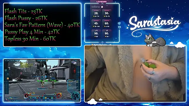 Show webcam de Sarastasia417