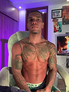 Show de blackboy-strong na webcam