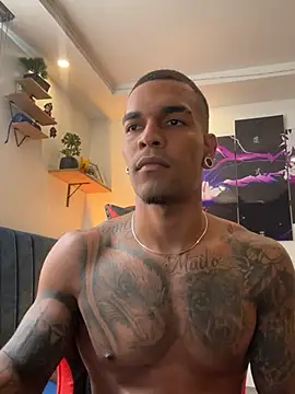 Show de blackboy-strong na webcam