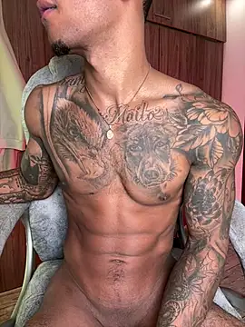 Show de blackboy-strong na webcam