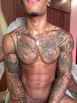 Show de blackboy-strong na webcam