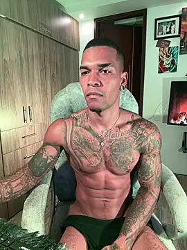 Show de blackboy-strong na webcam
