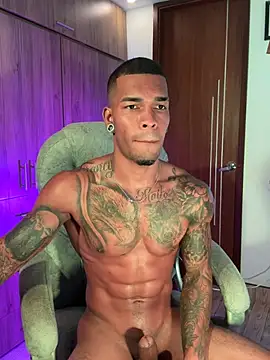 Show de blackboy-strong na webcam