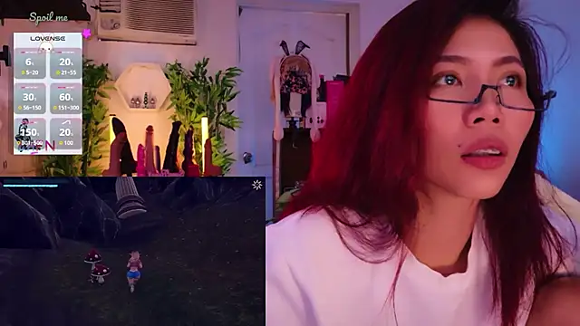 הופעת וובקאם של 25sweetlilbunny