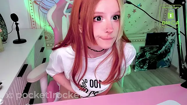Show de _PocketRocket_ na webcam