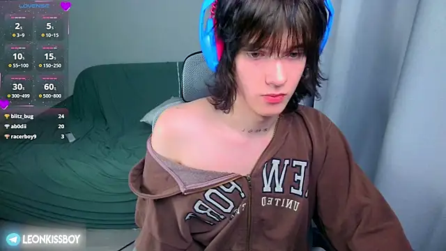 LeonBoykisser Adlı Modelin Web Kamerası Şovu