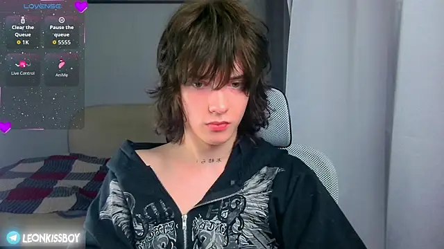 Show de LeonBoykisser na webcam