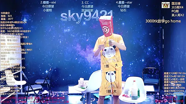 הופעת וובקאם של sky94210