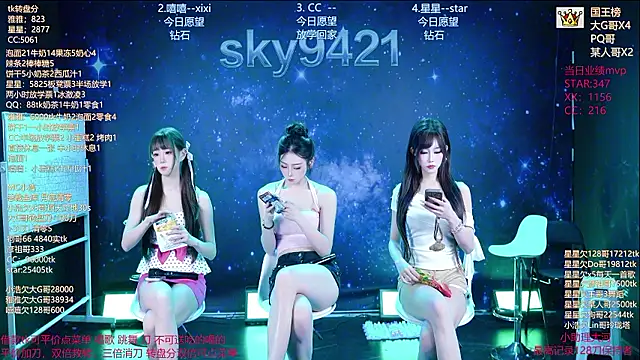 sky94210: διαδικτυακό σόου στην κάμερα