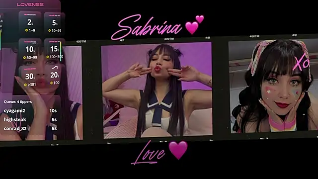 Show modela Sabrinaaa__ na web-kameri