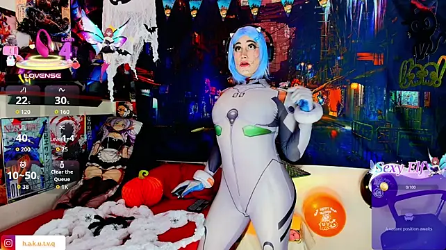 Show de Hakudoll na webcam