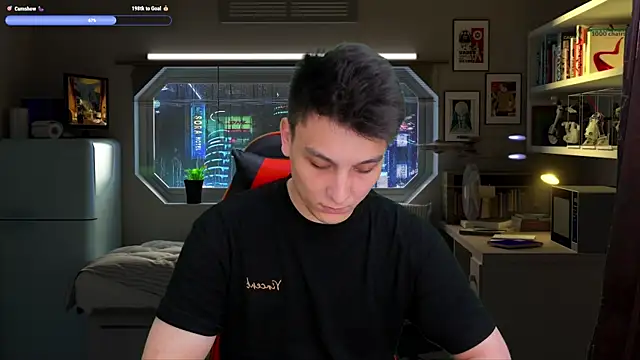 הופעת וובקאם של Justin_time111