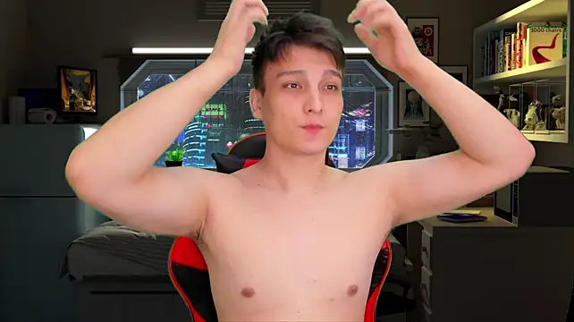 Show modela Justin_time111 na web-kameri