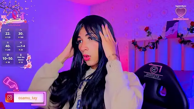 Webkamerová show osamu_tay