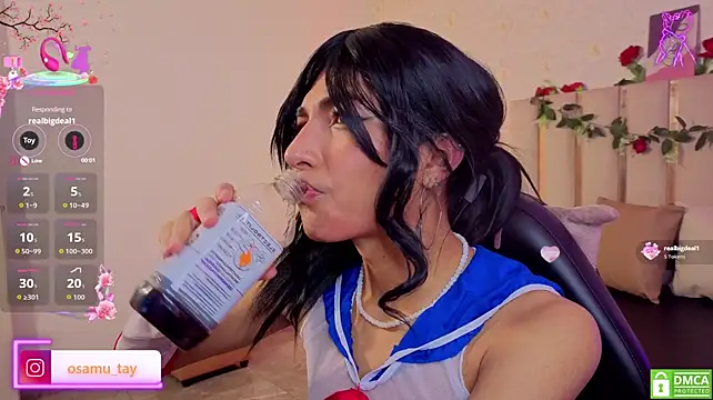 Show de osamu_tay na webcam