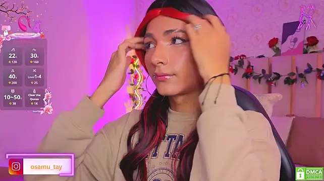 Webkamerová show osamu_tay