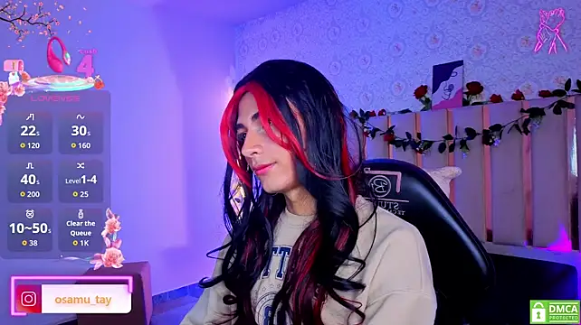 Webkamerová show osamu_tay