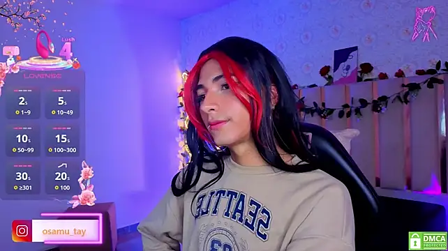 Webkamerová show osamu_tay